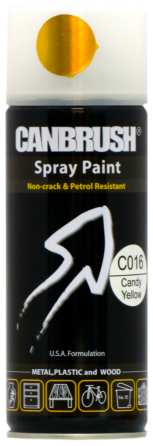 C016 Candy Yellow - Canbrush Spray Paints UK