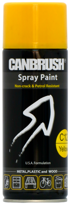 C12 Yellow - Canbrush Spray Paints UK