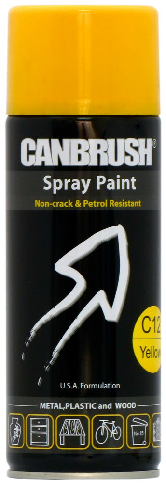 C12 Yellow - Canbrush Spray Paints UK