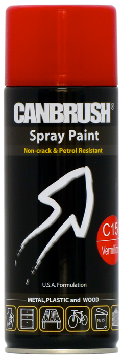 C15 Vermillion - Canbrush Spray Paints UK