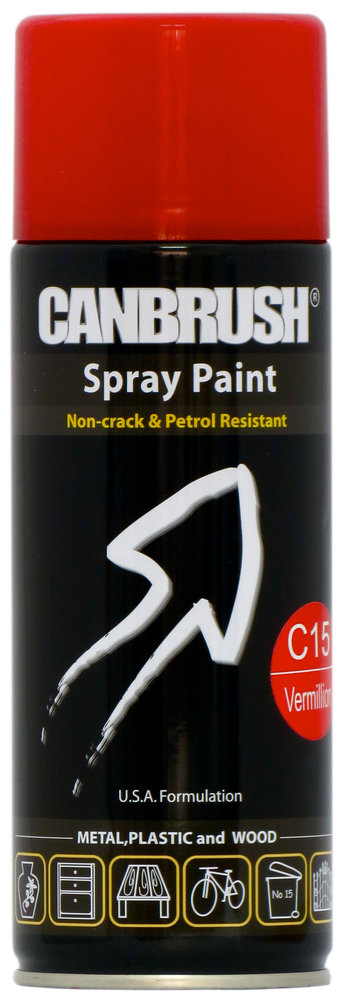 C15 Vermillion - Canbrush Spray Paints UK