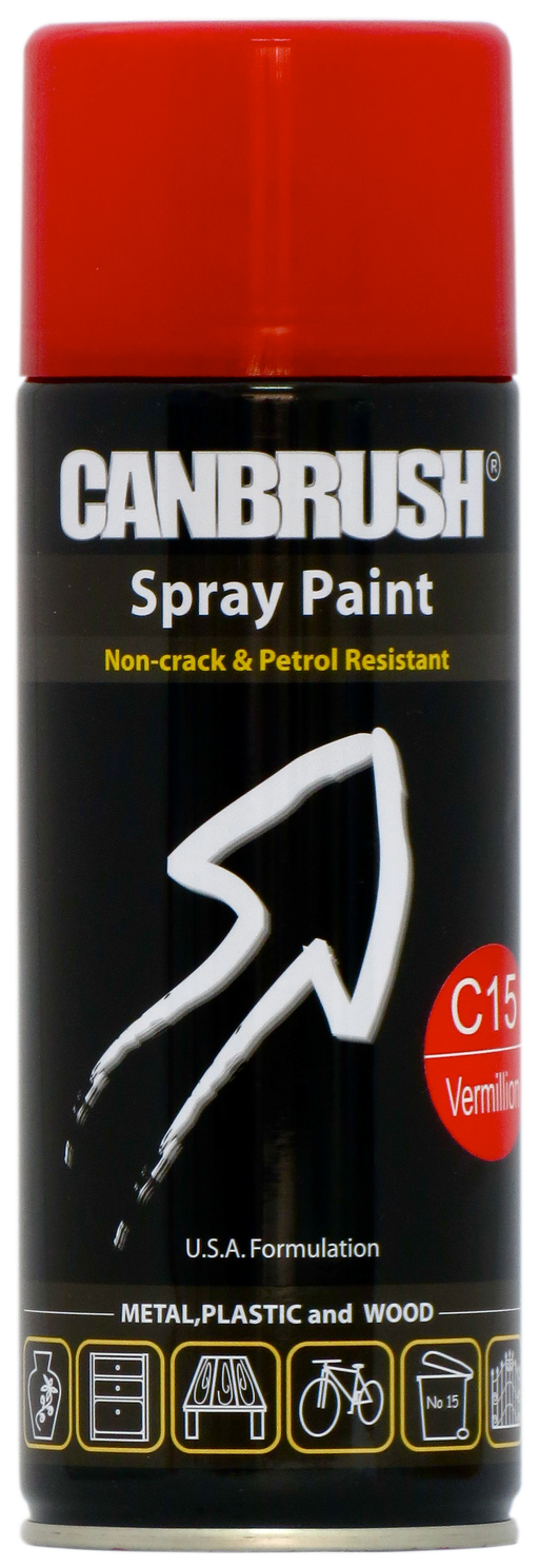 C15 Vermillion - Canbrush Spray Paints UK