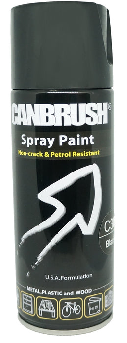 C30 Gloss Black - Canbrush Spray Paints UK