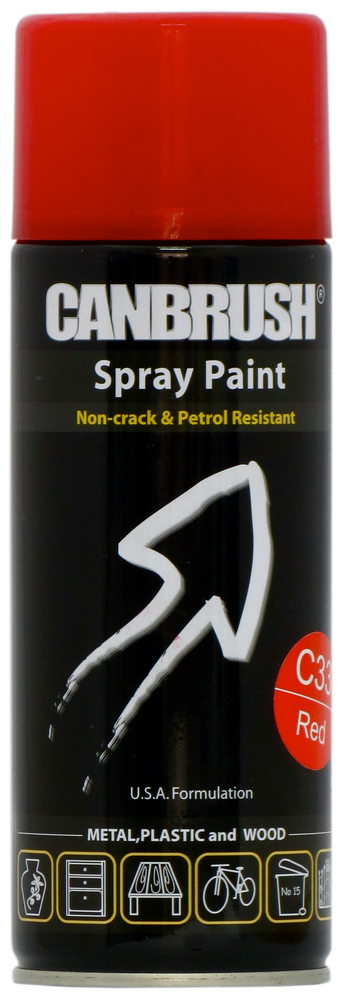 C33 Red - Canbrush Spray Paints UK