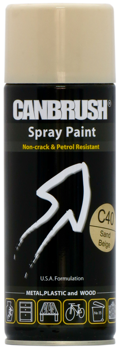 C40 Sand Beige - Canbrush Spray Paints UK