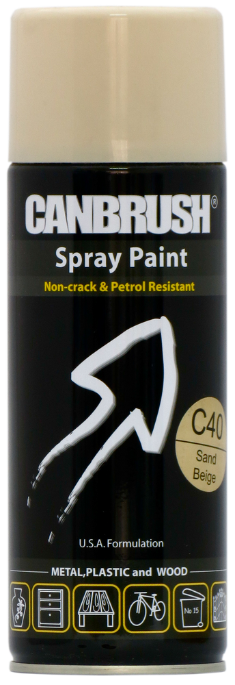 C40 Sand Beige - Canbrush Spray Paints UK