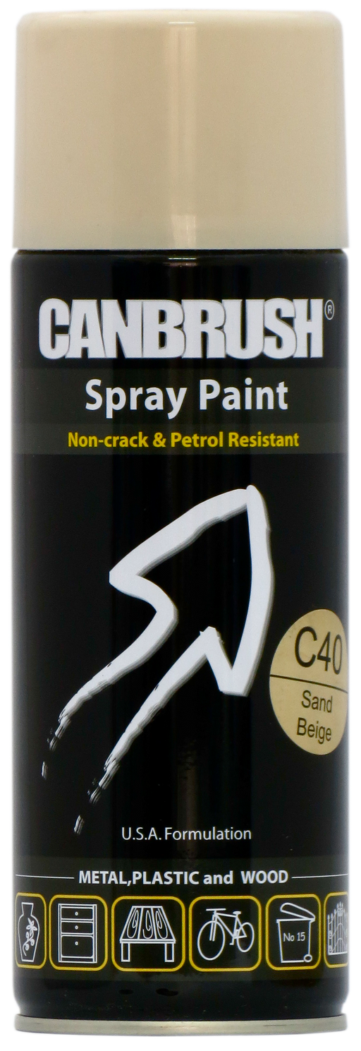 C40 Sand Beige - Canbrush Spray Paints UK