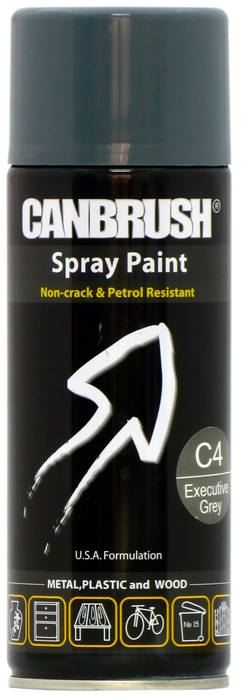 C4 Executive Grey - Canbrush Spray Paints UK