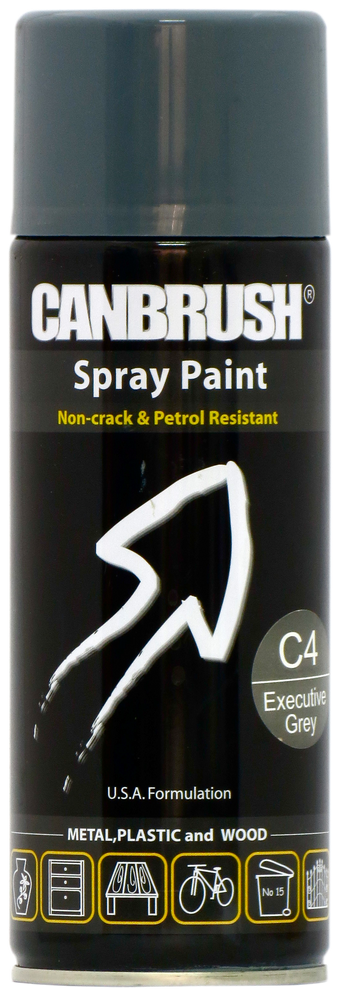 C4 Executive Grey - Canbrush Spray Paints UK