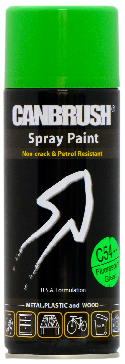 C54 Fluorescent Green - Canbrush Spray Paints UK