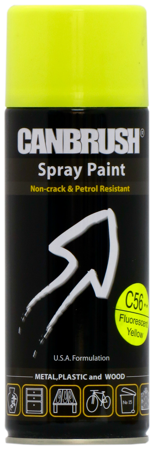 C56 Fluorescent Yellow - Canbrush Spray Paints UK