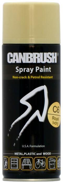 C6 Royal Ivory - Canbrush Spray Paints UK