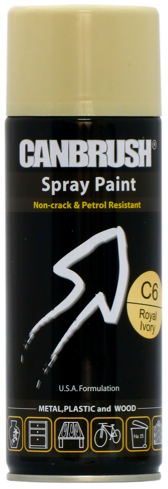 C6 Royal Ivory - Canbrush Spray Paints UK