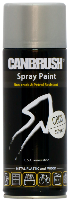 C803 Silver - Canbrush Spray Paints UK