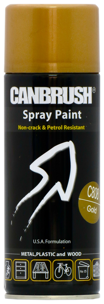 C808 Gold - Canbrush Spray Paints UK