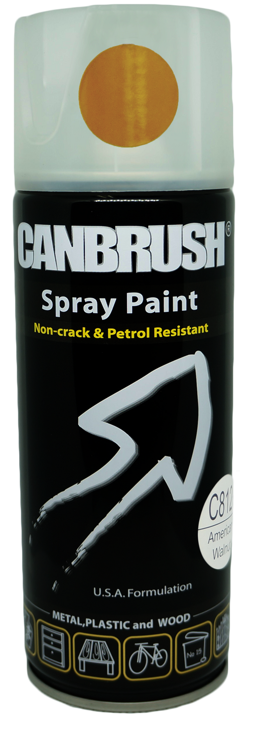 C812 American Walnut - Canbrush Spray Paints UK