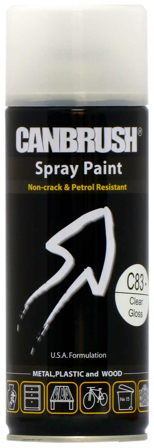 C83 Clear Gloss - Canbrush Spray Paints UK